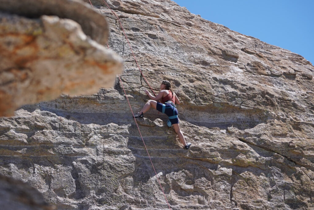 rock climbing is one of the things to do on Mount Lemmon