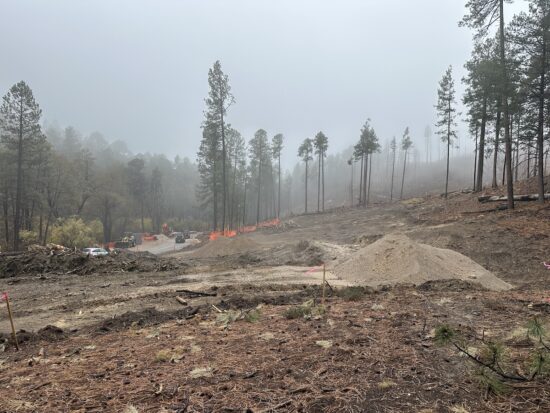 New Summerhaven Parking lot on Mount Lemmon
