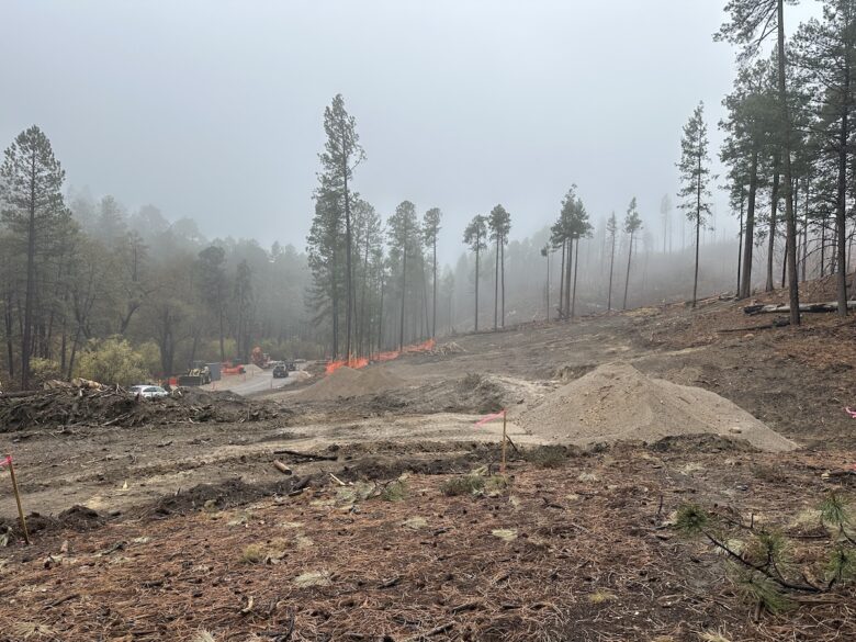 New Summerhaven Parking lot on Mount Lemmon