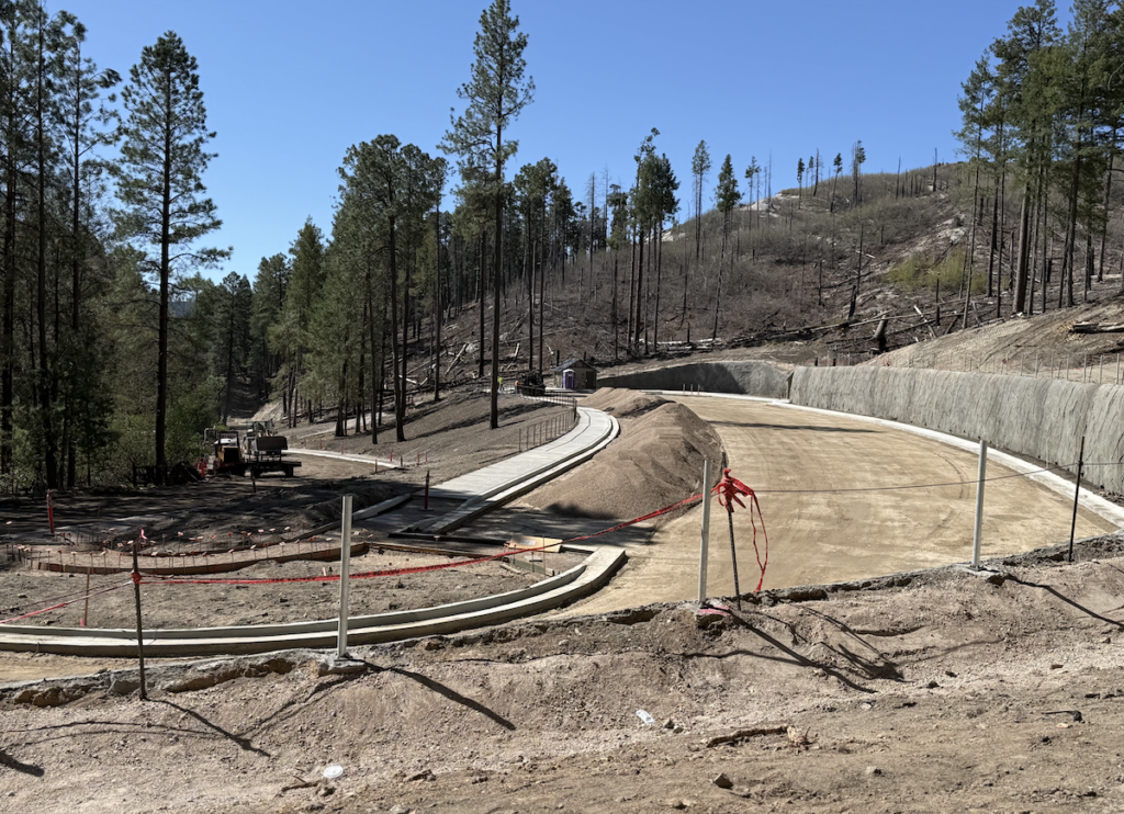 New Summerhaven parking lot update on Mount Lemmon