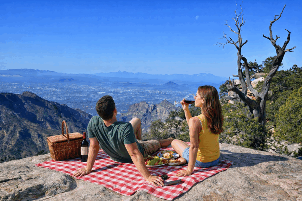 Picnicking is one of the many things to do on Mount Lemmon