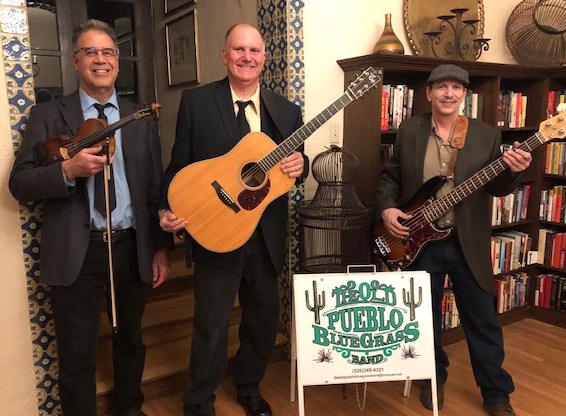 Old Pueblo Bluegrass Band performing at the Mount Lemmon Lodge