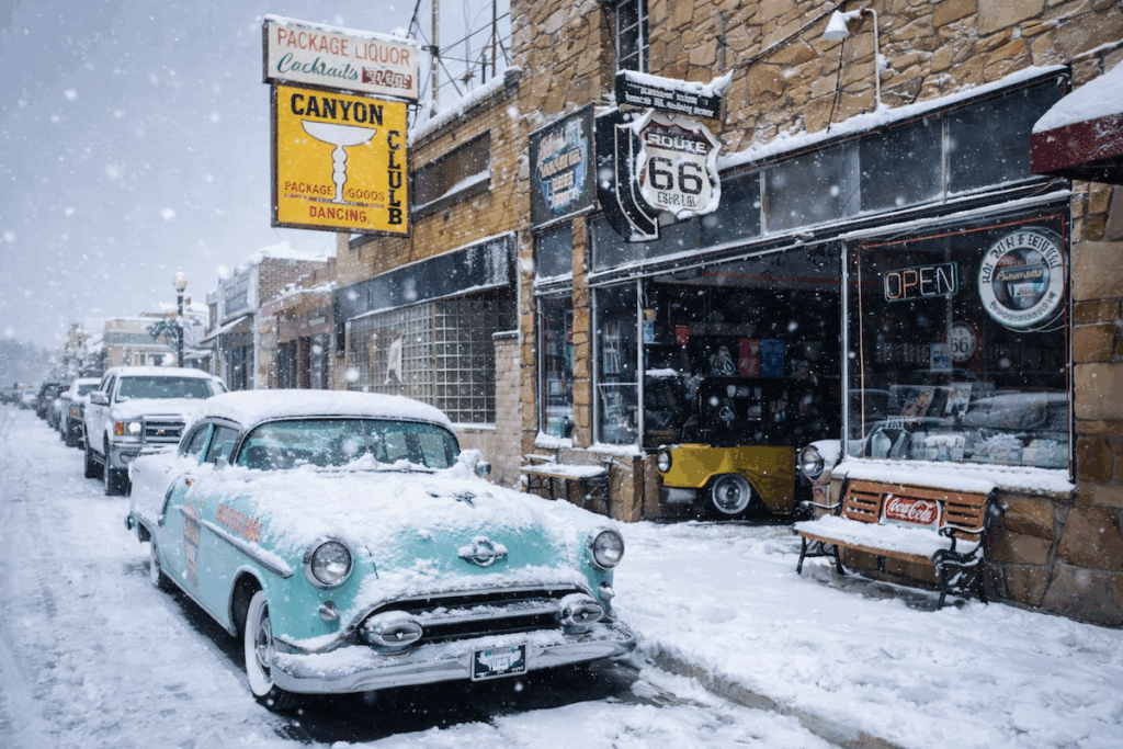 Places in Arizona that get snow