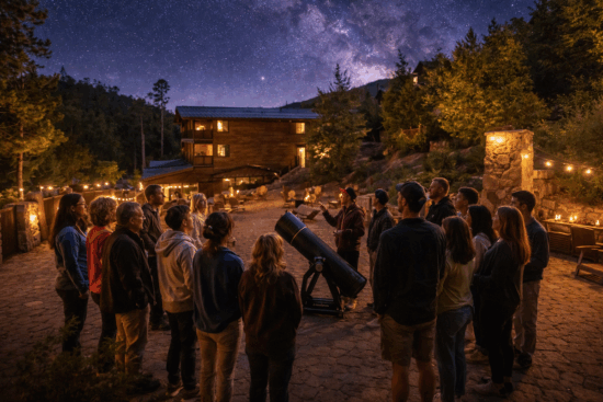 Stargazing at Mount Lemmon Lodge