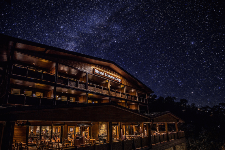 Rare Planetary Alignment at Mount Lemmon Lodge
