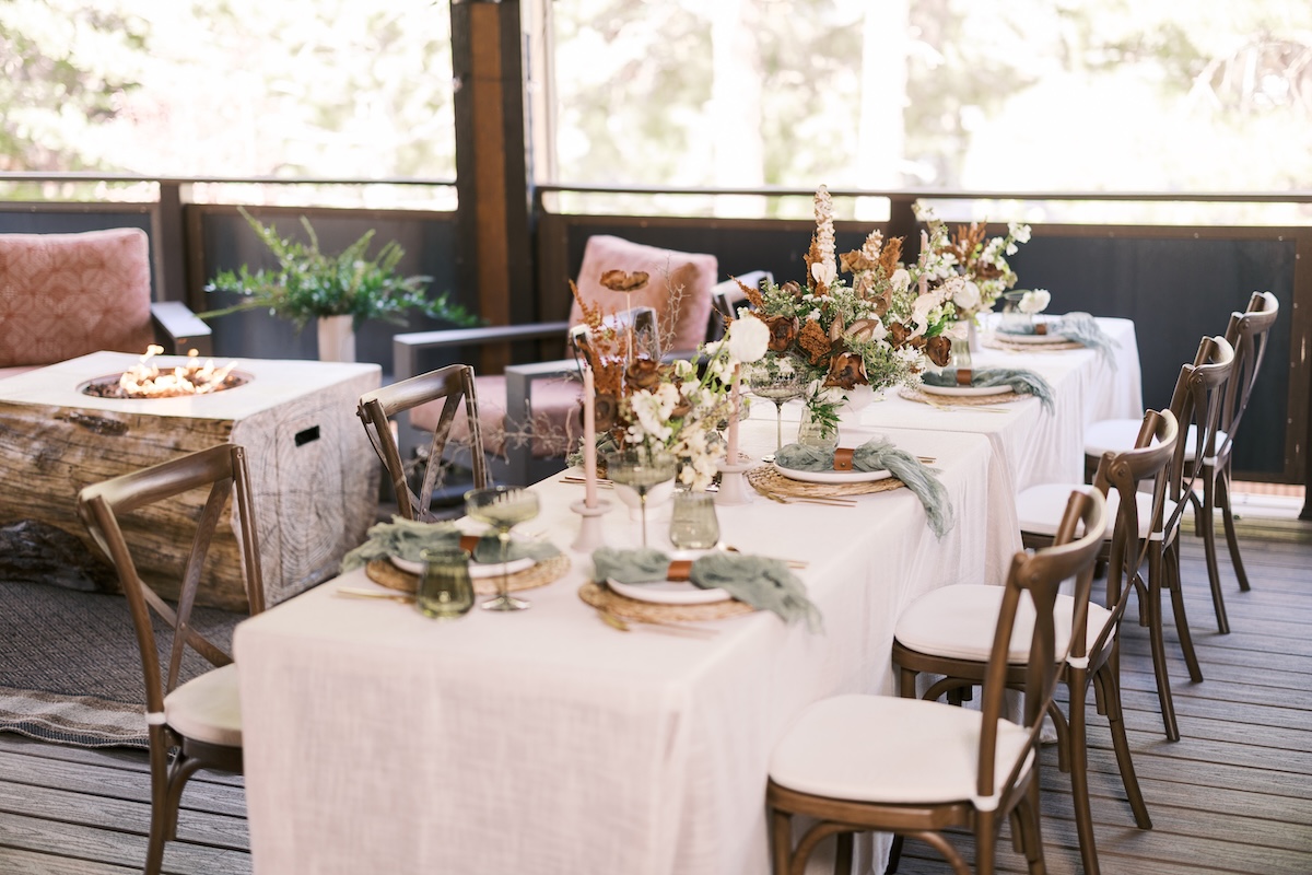 Private Dinner event at Mount Lemmon Lodge