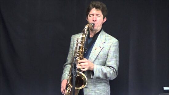 John Hughes sax performer