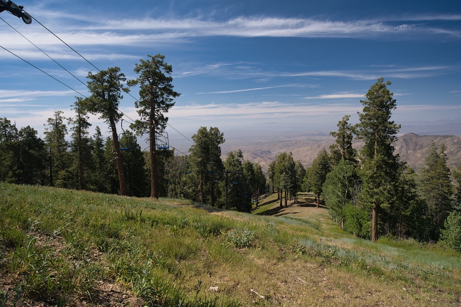 Riding the Mt. Lemmon Scenic Chairlift