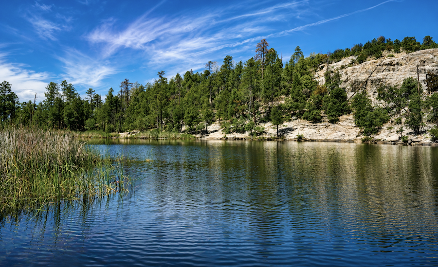 Rose Canyon Lake on Mt. Lemmon