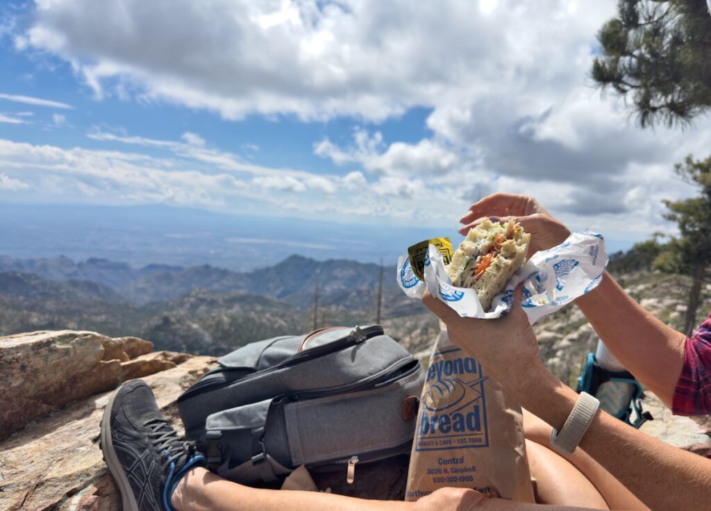 Picnic at the top of Ski Valley on Mt. Lemmon
