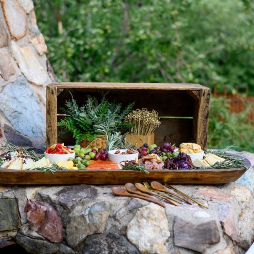 Casie + Austin Wedding catering at Mount Lemmon Lodge