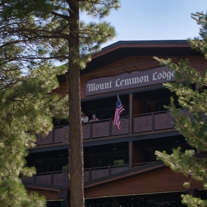 Mount Lemmon Lodge exterior close up