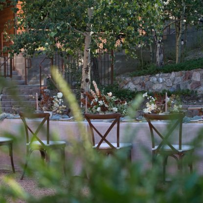 Table in garden area 2